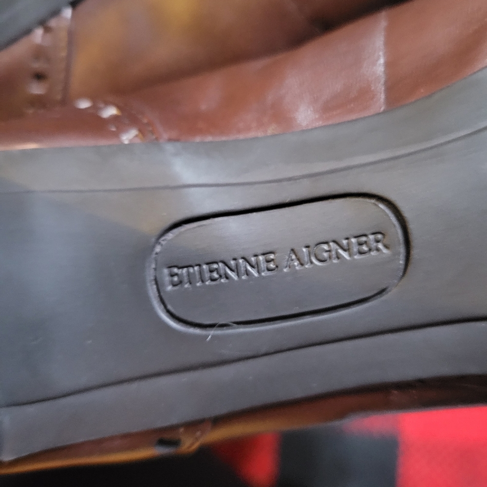Etienne Aigner Nadine strap retro look heel size 7M - Picture 9 of 10